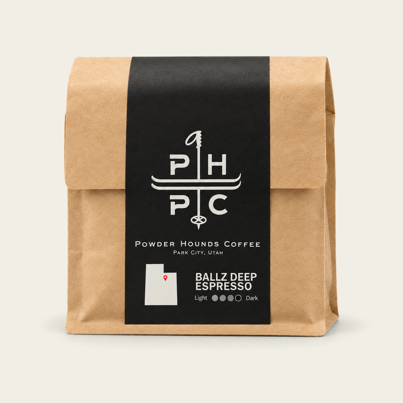 Dark Roast Espresso Coffee – Ballz Deep | Powder Hounds